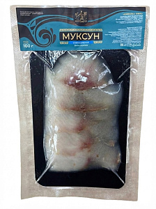 Муксун филе слабосоленое нарезка 100гр